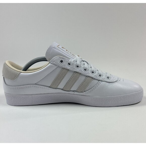 Adidas Lucas Puig Mens 8 White Low Skateboarding Shoes Sneakers Leather HP9753 - Picture 5 of 10